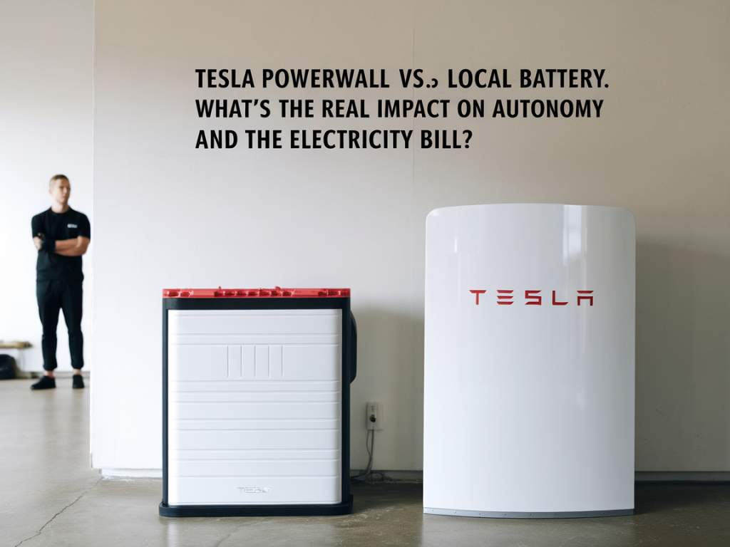 tesla powerwall vs batterie locale : quel impact réel sur l'autonomie et la facture d'électricité