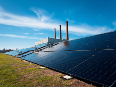 Peut-on revendre l'électricité d'une ombrière solaire d'entreprise et quel statut fiscal choisir