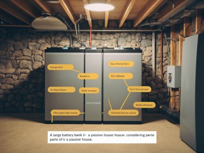 Comment dimensionner une batterie pour une maison passive en tenant compte des périodes sans soleil